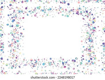 Cristal Confetti. Hologram Tinsel. Fiesta Art. Rainbow Glitter. Fantasy Foil. Retro Element. Disco Multicolor Gradient. Purple Laser Sparkles. Violet Cristal Confetti