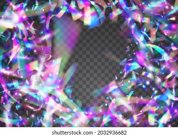 Cristal Effect. Glitter Art. Bright Foil. Purple Metal Background. Bokeh Sparkles. Shiny Element. Light Texture. Party Celebrate Backdrop. Blue Cristal Effect