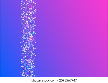 Cristal Glare. Blue Party Tinsel. Light Effect. Luxury Art. Blur Burst. Disco Multicolor Wallpaper. Unicorn Foil. Falling Confetti. Violet Cristal Glare