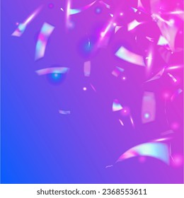 Cristal Glare. Purple Shiny Background. Holographic Glitter. Birthday Sparkles. Modern Art. Metal Abstract Template. Party Prism. Glitter Foil. Violet Cristal Glare