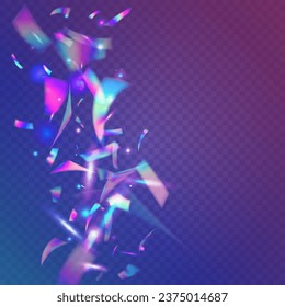 Cristal Glitter. Elemento láser. Fondo claro. Foil de lujo. Ilustración Disco Multicolor. Textura Glitch. Efecto brillante rosado. Webpunk Art. Purple Cristal Glitter