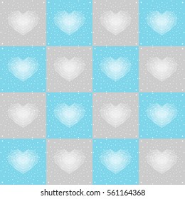 Cristal heart gift wrap.