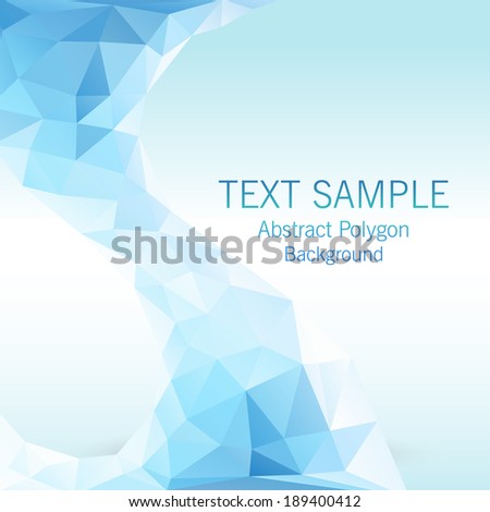 Cristal ice. Vector illustration