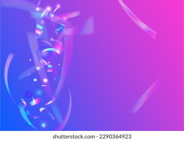 Cristal Sparkles. Falling Effect. Party Celebrate Backdrop. Blur Flare. Bright Art. Kaleidoscope Glitter. Violet Disco Glare. Surreal Foil. Blue Cristal Sparkles