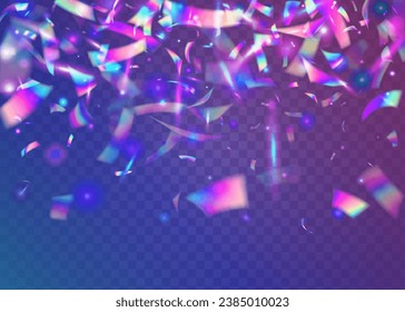 Cristal Sparkles. Fiesta Foil. Blur Prism. Iridescent Background. Light Glare. Violet Metal Texture. Glamour Art. Party Celebrate Backdrop. Purple Cristal Sparkles