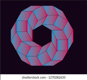 CRISTAL TEMPLATE LOGO vector - colorful
