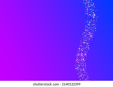 Cristal Texture. Metal Design. Violet Blur Confetti. Light Background. Disco Realistic Serpentine. Rainbow Glitter. Modern Art. Holiday Foil. Purple Cristal Texture