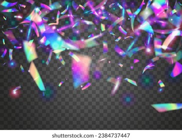 Cristal Texture. Neon Glare. Laser Christmas Backdrop. Unicorn Foil. Holiday Art. Party Element. Purple Retro Sparkles. Bokeh Confetti. Violet Cristal Texture