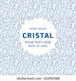 Cristal vector beautiful design.