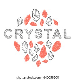 Cristal vector beautiful design.