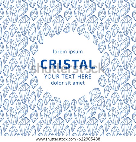 Cristal vector beautiful design.