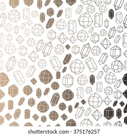 cristal vector beautiful  seamless background  with mosaic texture