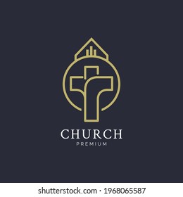 Cristian and chruch logo design concept