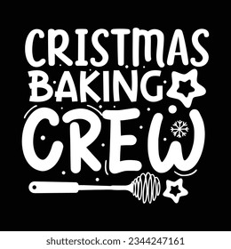 Cristmas baking crew, Vector file