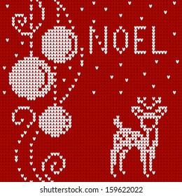 Cristmas card Sweater with deer