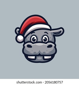 Cristmas Creative Cartoon Character Mascot Logo