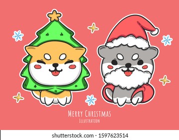 Cristmas Cute Hand Drawn Illustration