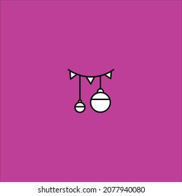 cristmas decoration vector icon design 