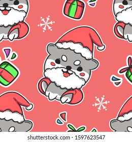 Cristmas Pattern Cute Hand Drawn Illustration