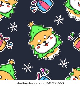 Cristmas Pattern Cute Hand Drawn Illustration