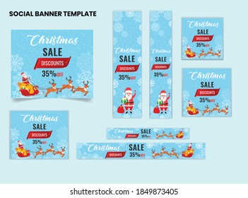 Cristmas Social media ads template