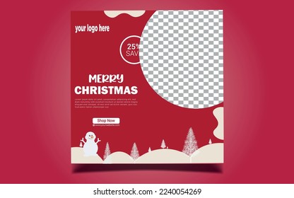 Cristmas Social media ads template
