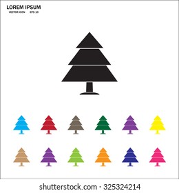 Cristmas tree icon
