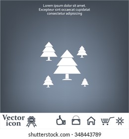 Cristmas tree icon