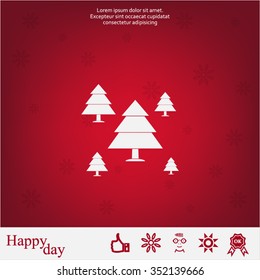 Cristmas tree icon