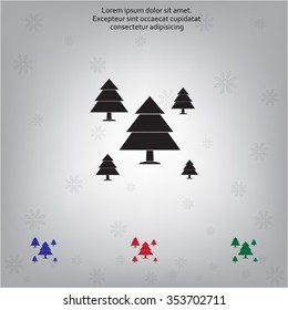 Cristmas tree icon