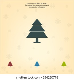 Cristmas tree icon