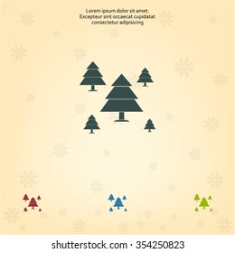 Cristmas tree icon