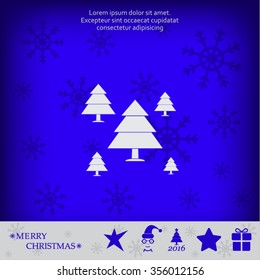 Cristmas tree icon