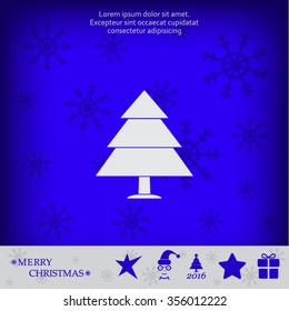 Cristmas tree icon