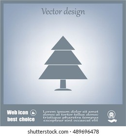 Cristmas tree icon
