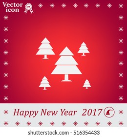 Cristmas tree icon