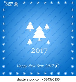 Cristmas tree icon