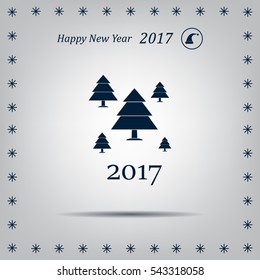 Cristmas tree icon