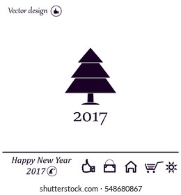 Cristmas tree icon