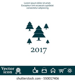 Cristmas tree icon