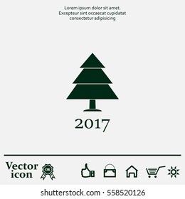 Cristmas tree icon