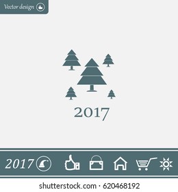 Cristmas tree icon