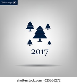 Cristmas tree icon