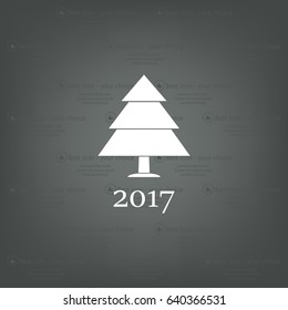 Cristmas tree icon