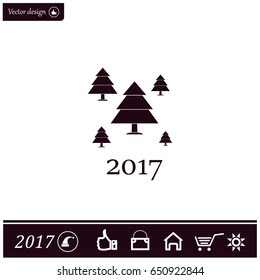 Cristmas tree icon