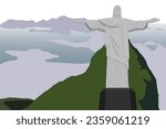 Cristo Redentor Statue of Rio De Janeiro, Brazil, America
