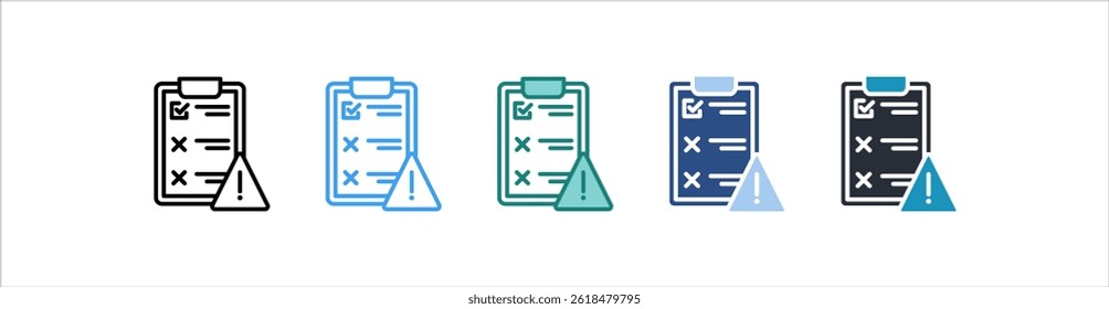 Criteria Icon In Different Style Vector