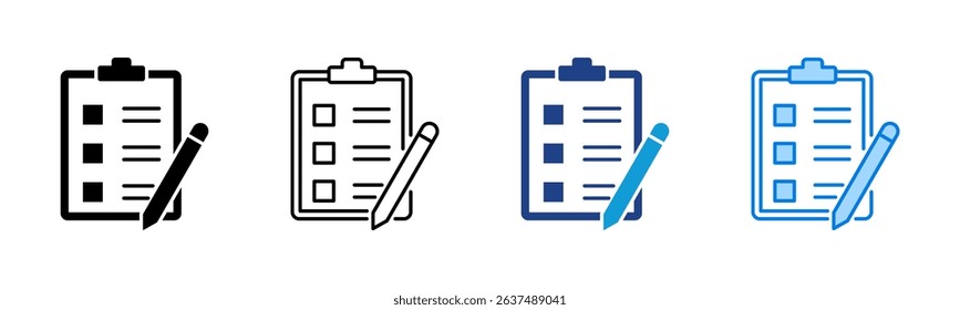 Criteria icon sheet multiple style collection
