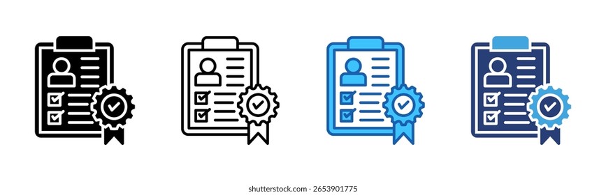 Criteria icon sheet multiple style collection