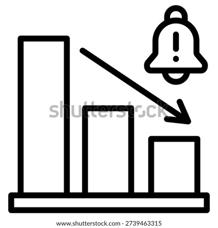 Critical Alert Icon Element For Design